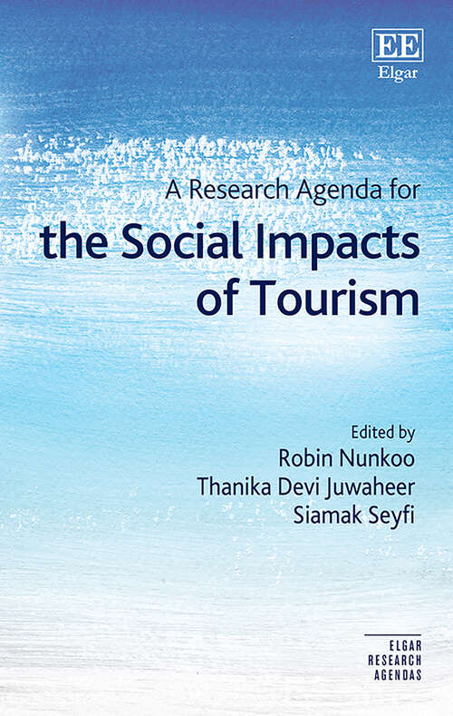 Book cover of A Research Agenda for the Social Impacts of Tourism (Elgar Research Agendas)