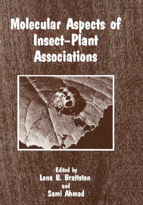 Book cover of Molecular Aspects of Insect-Plant Associations (1986)