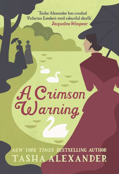 Book cover of A Crimson Warning: A Lady Emily Mystery (Lady Emily Mysteries #6)