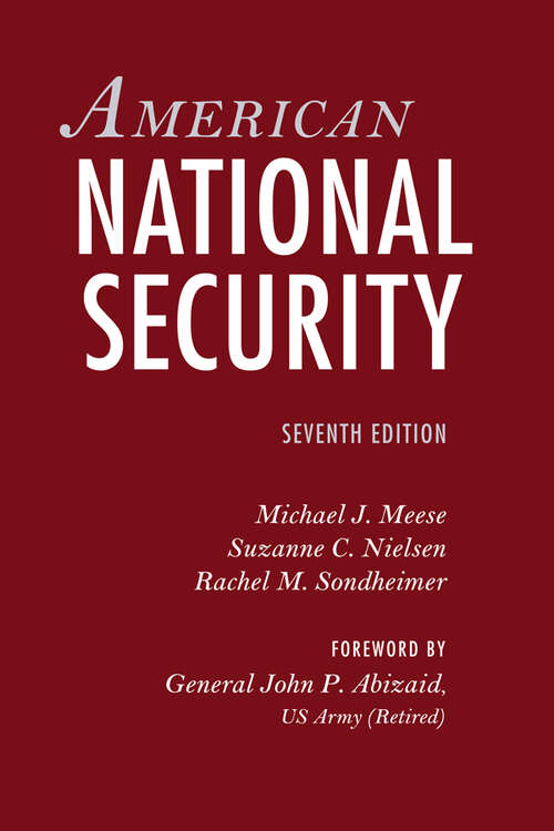 Book cover of American National Security (seventh edition)