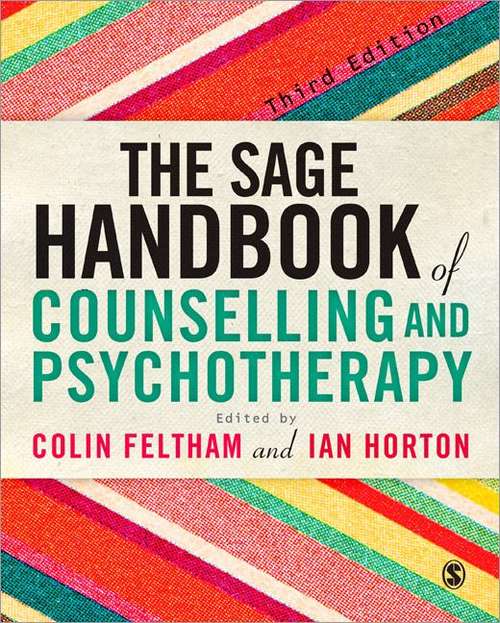Book cover of The SAGE Handbook of Counselling and Psychotherapy (PDF)