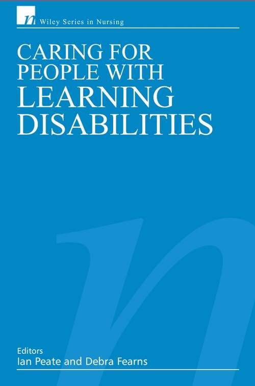 Book cover of Caring for People with Learning Disabilities (Wiley Series in Nursing #4)