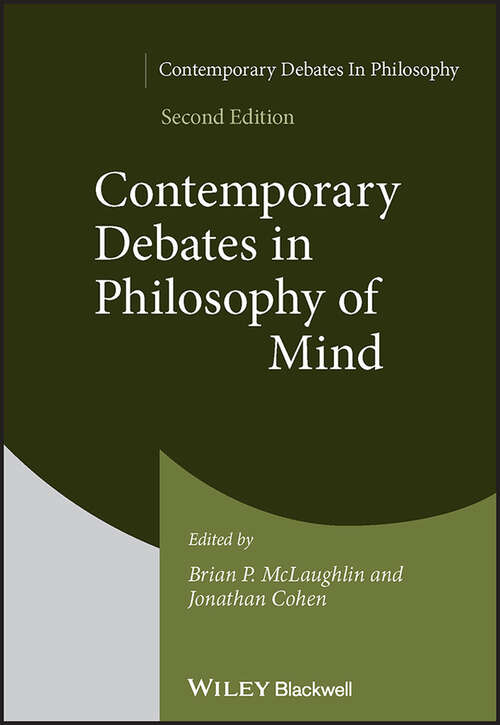 Book cover of Contemporary Debates in Philosophy of Mind (2) (Contemporary Debates in Philosophy)