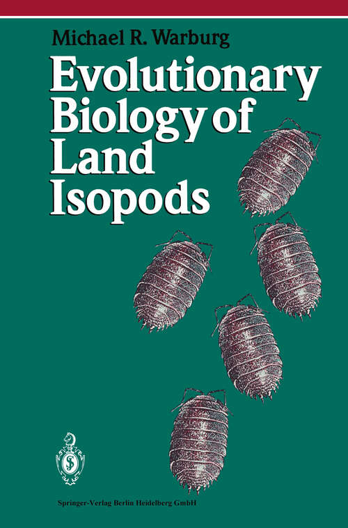 Book cover of Evolutionary Biology of Land Isopods (1993)