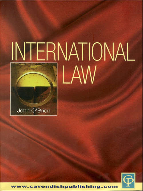 Book cover of International Law: Solutions (2) (1999-2000 Llb Examination Questions And Suggested Solutions Ser.)