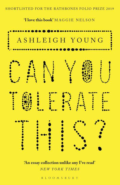 Book cover of Can You Tolerate This?