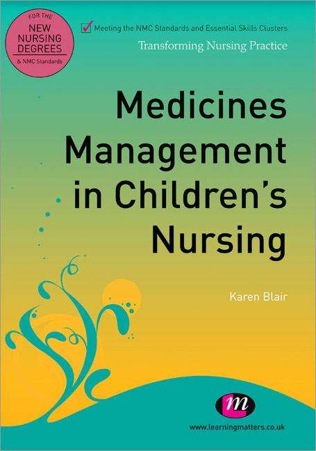 Book cover of Medicines Management in Children's Nursing (PDF)