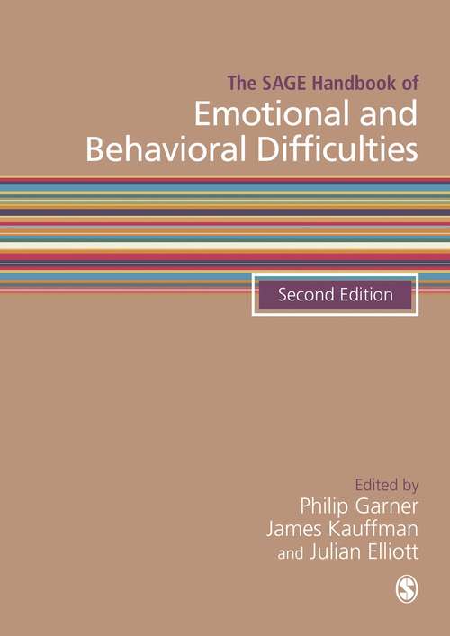 Book cover of The SAGE Handbook of Emotional and Behavioral Difficulties (PDF)