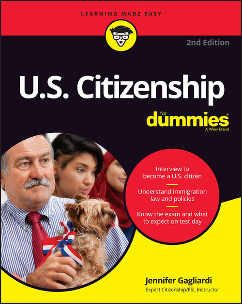 Book cover of U.S. Citizenship For Dummies (2)
