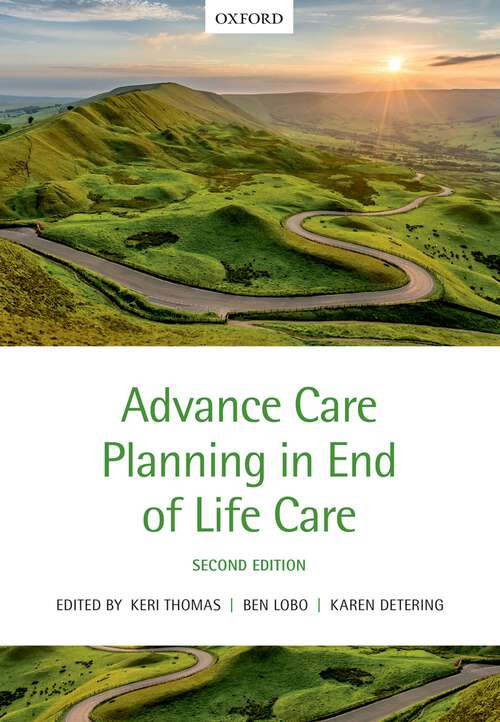 Book cover of Advance Care Planning in End of Life Care