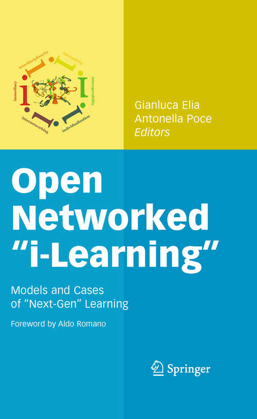Book cover of Open Networked "i-Learning": Models and Cases of "Next-Gen" Learning (2010)