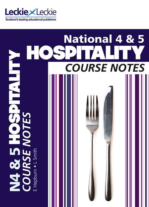 Book cover of National 4 and 5 Hospitality: Course Notes (PDF)