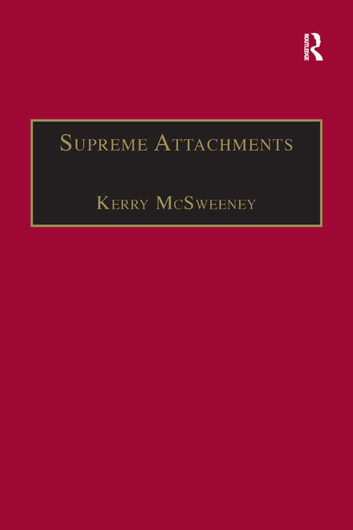 Book cover of Supreme Attachments: Studies in Victorian Love Poetry (The Nineteenth Century Series)