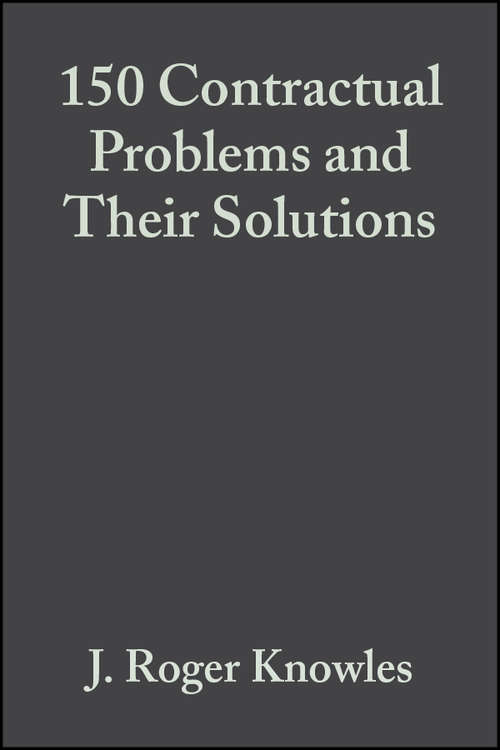 Book cover of 150 Contractual Problems and Their Solutions (2)