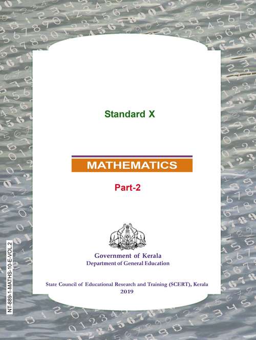 Book cover of Mathematics Part 2 class 10 - S.C.E.R.T. - Kerala Board
