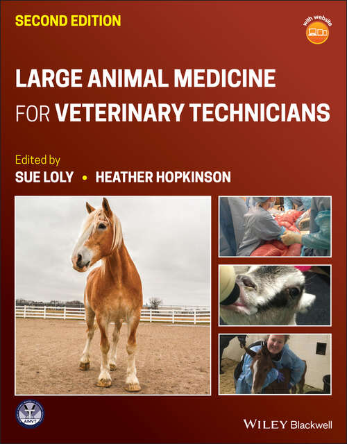 Book cover of Large Animal Medicine for Veterinary Technicians