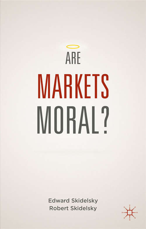 Book cover of Are Markets Moral? (2015)