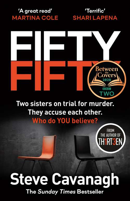 Book cover of Fifty-Fifty: The explosive follow up to THIRTEEN (Eddie Flynn Series)