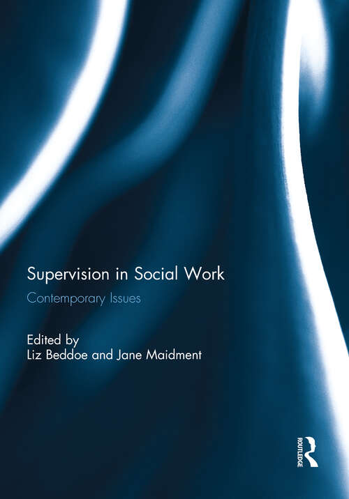Book cover of Supervision in Social Work: Contemporary Issues