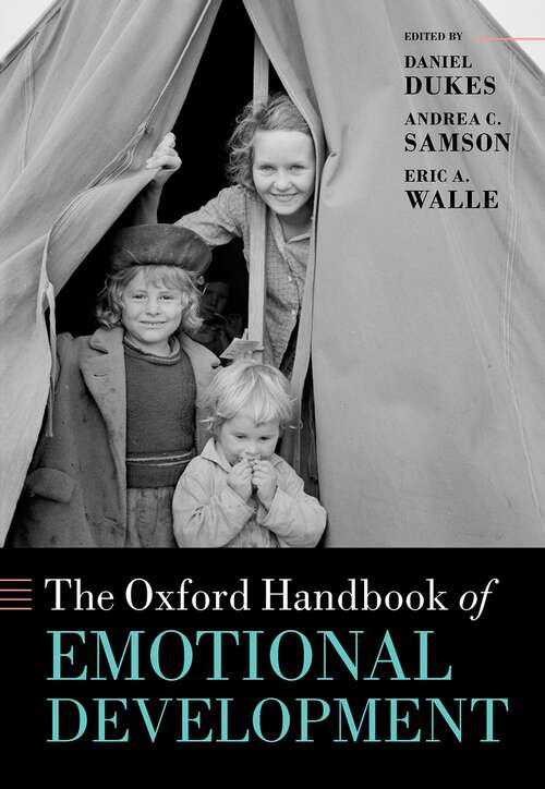 Book cover of The Oxford Handbook of Emotional Development (Oxford Library of Psychology)