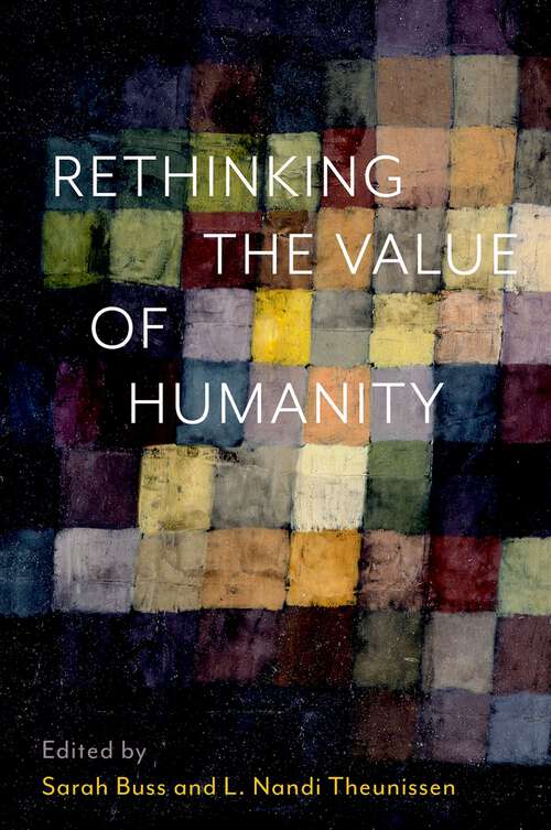 Book cover of Rethinking the Value of Humanity