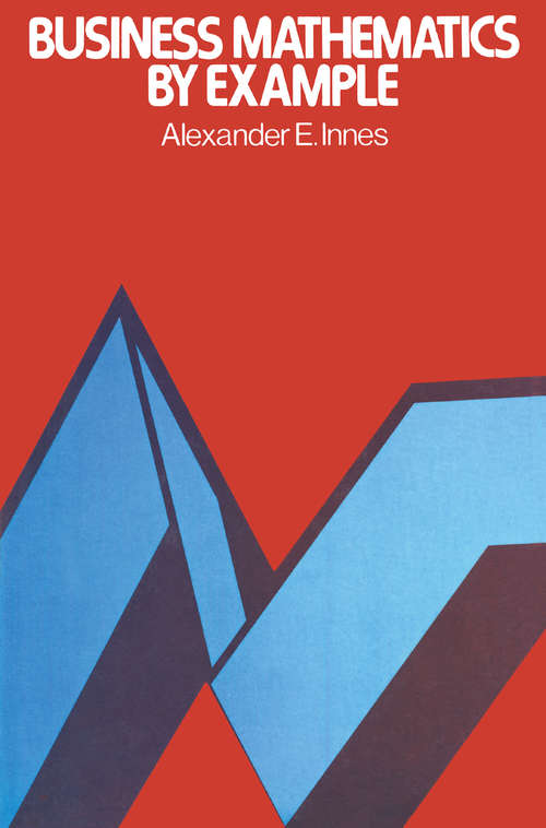 Book cover of Business Mathematics by Example (1st ed. 1977)