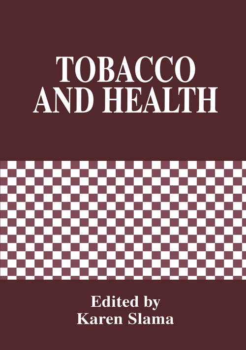 Book cover of Tobacco and Health (1995)