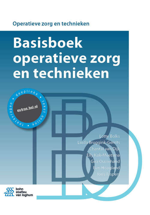 Book cover of Basisboek operatieve zorg en technieken (8th ed. 2017) (Operatieve zorg en technieken)