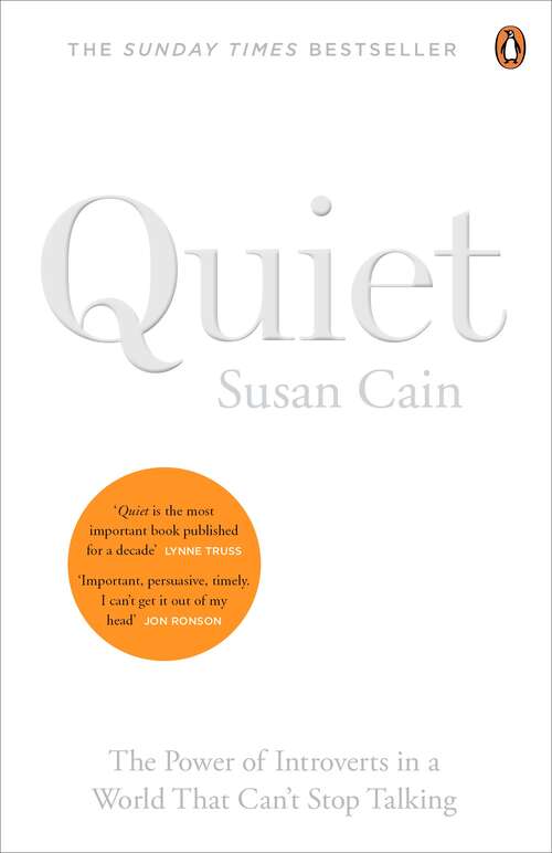 Book cover of Quiet: The Power of Introverts in a World That Can't Stop Talking