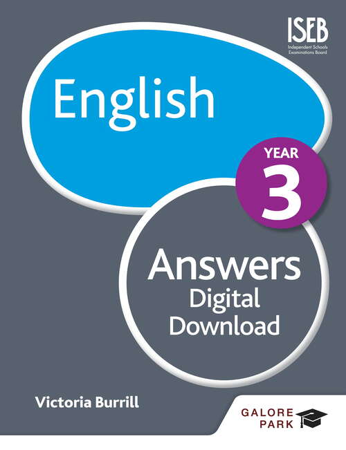 Book cover of English Year 3 Answers