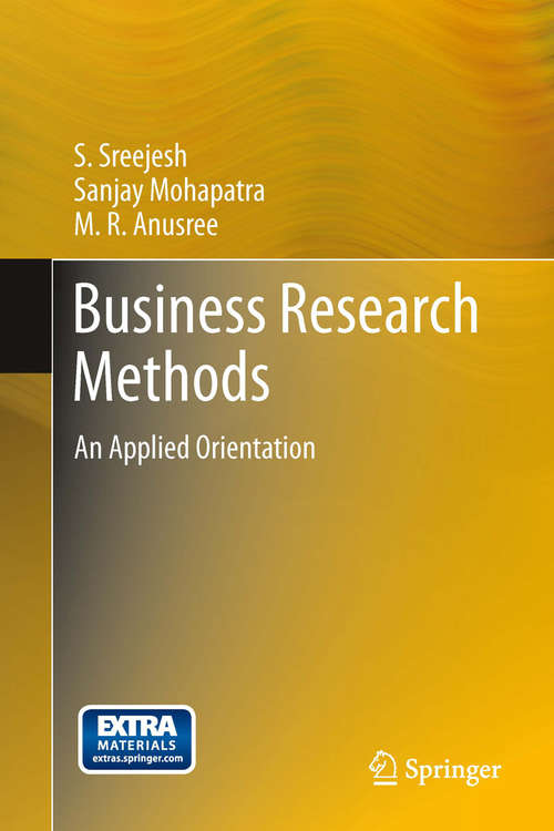 Book cover of Business Research Methods: An Applied Orientation (2014)