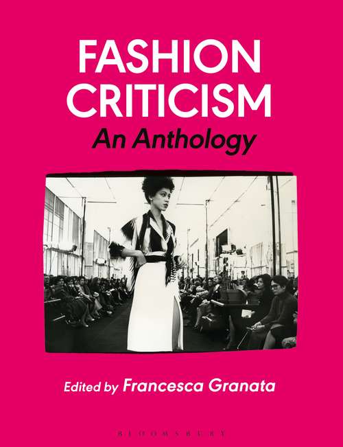Book cover of Fashion Criticism: An Anthology