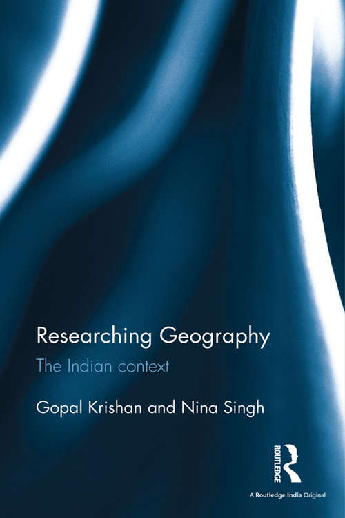 Book cover of Researching Geography: The Indian context