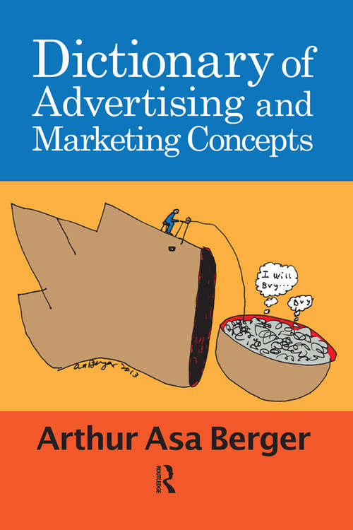 Book cover of Dictionary of Advertising and Marketing Concepts
