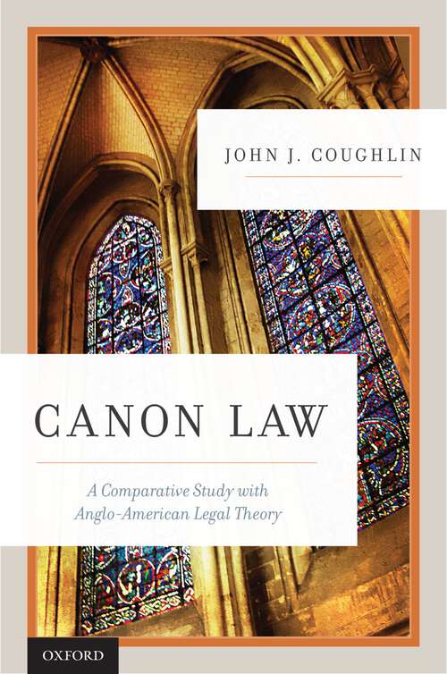 Book cover of Canon Law: A Comparative Study with Anglo-American Legal Theory