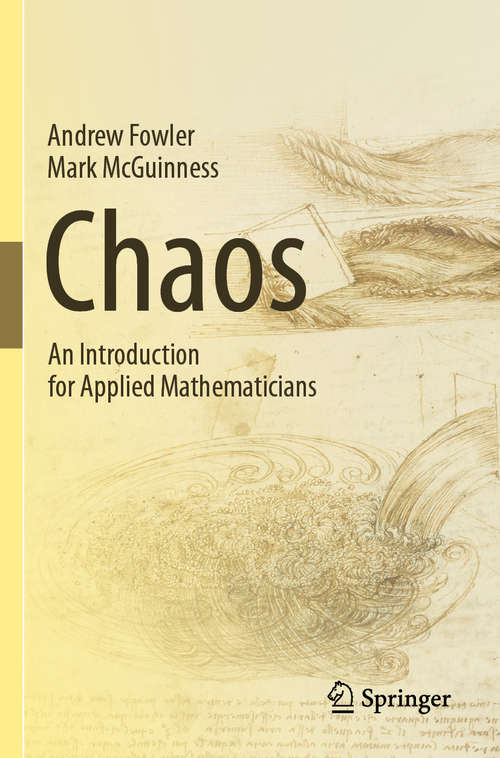 Book cover of Chaos: An Introduction for Applied Mathematicians (1st ed. 2019)