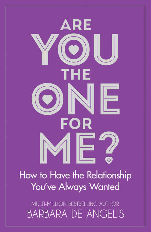 Book cover of Are You the One for Me?: Knowing Who's Right And Avoiding Who's Wrong (ePub edition)