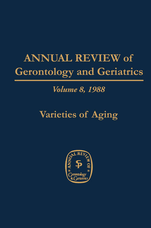 Book cover of Varieties of Aging (1988)