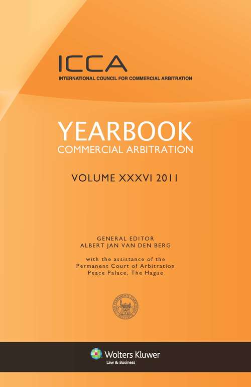 Book cover of Yearbook Commercial Arbitration Volume XXXV - 2011: Commercial Arbitration
