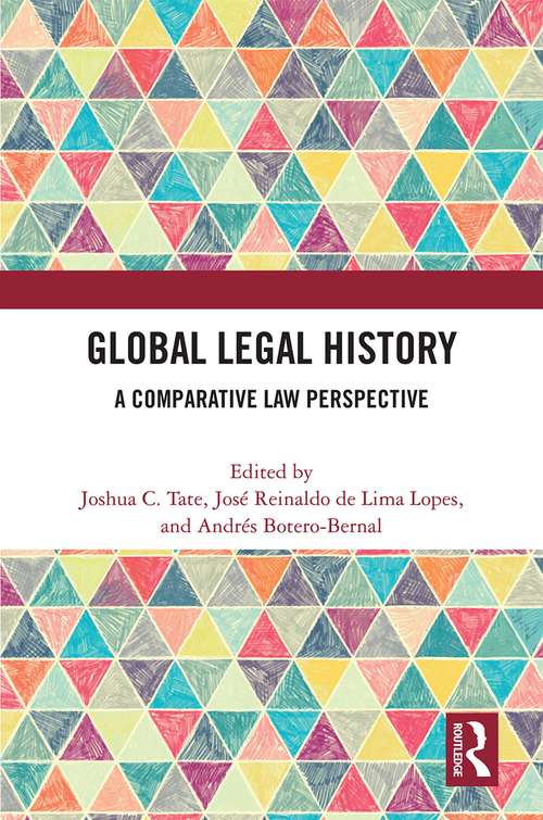 Book cover of Global Legal History: A Comparative Law Perspective
