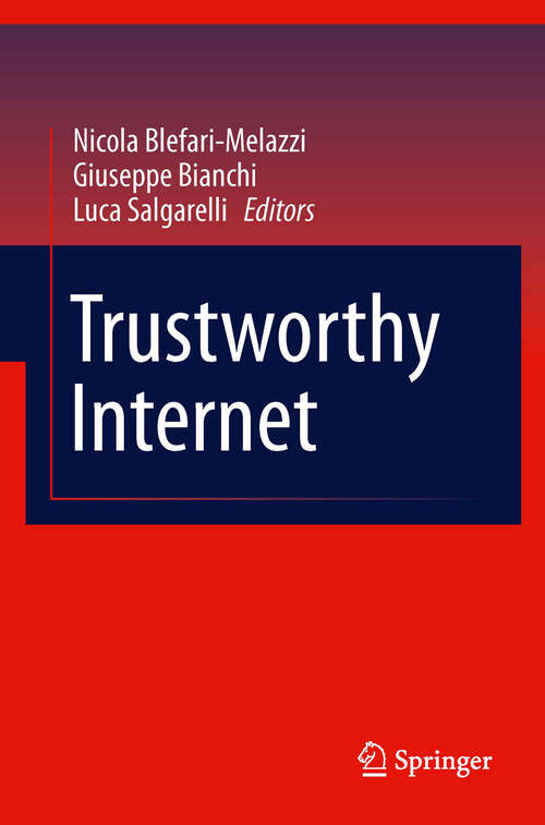 Book cover of Trustworthy Internet (2011)