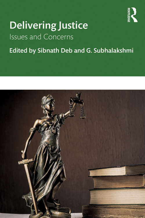 Book cover of Delivering Justice: Issues and Concerns