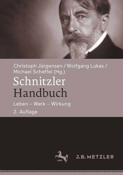 Book cover of Schnitzler-Handbuch: Leben – Werk – Wirkung (2. Aufl. 2022)