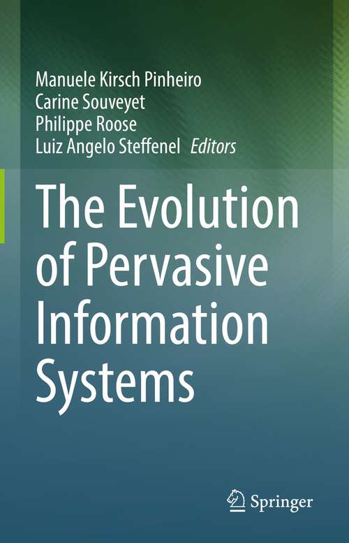 Book cover of The Evolution of Pervasive Information Systems (1st ed. 2023)