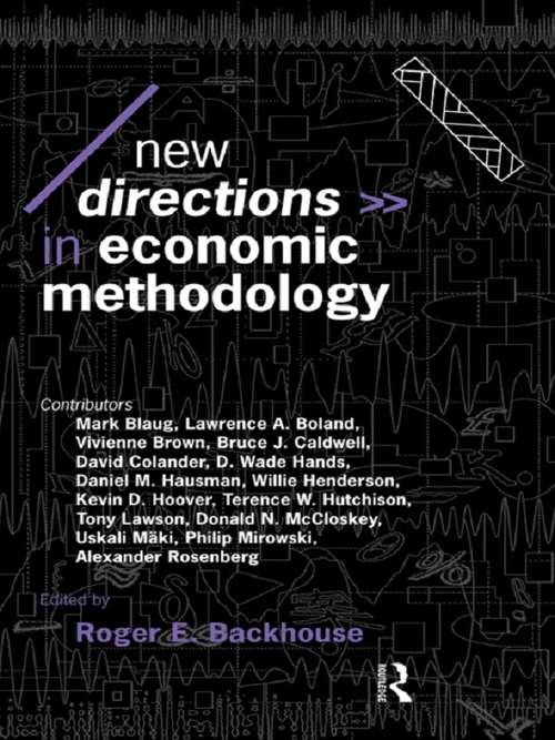 Book cover of New Directions in Economic Methodology