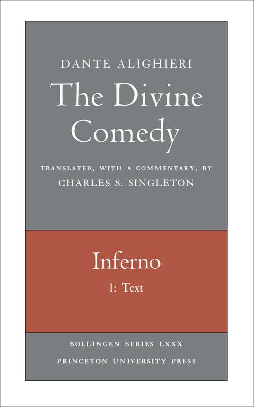 Book cover of The Divine Comedy, I. Inferno, Vol. I. Part 1: Text (Bollingen Series #677)