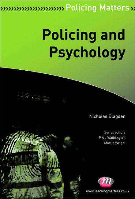 Book cover of Policing and Psychology (PDF)