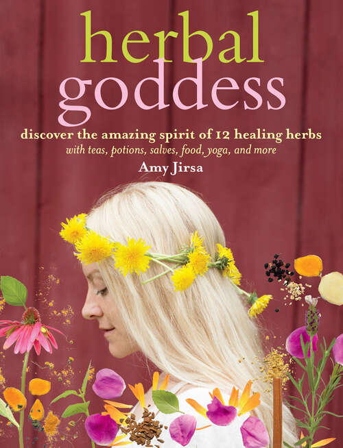 Book cover of Herbal Goddess: Discover the Amazing Spirit of 12 Healing Herbs with Teas, Potions, Salves, Food, Yoga, and More