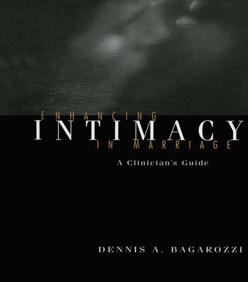 Book cover of Enhancing Intimacy in Marriage: A Clinician's Guide