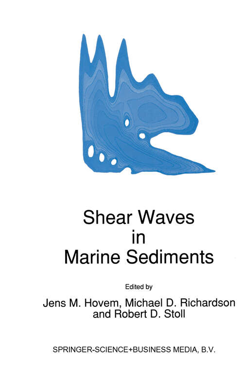 Book cover of Shear Waves in Marine Sediments (1991)